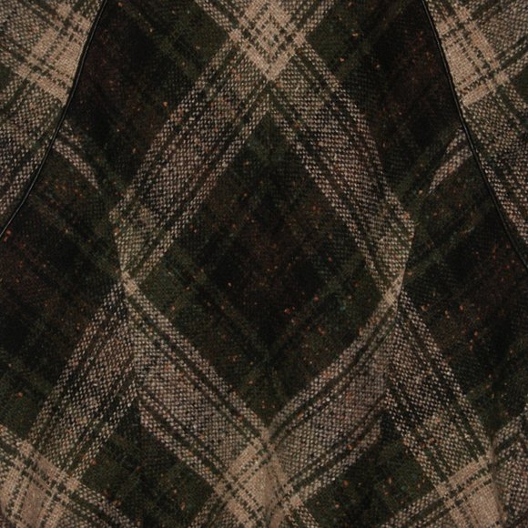 CABI #611 All Tied Up Green Plaid Tweed Vest sz M - Picture 3 of 7